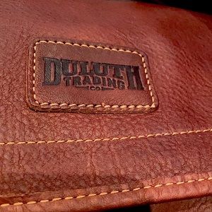 Duluth LEATHER Travel DUFFEL BAG